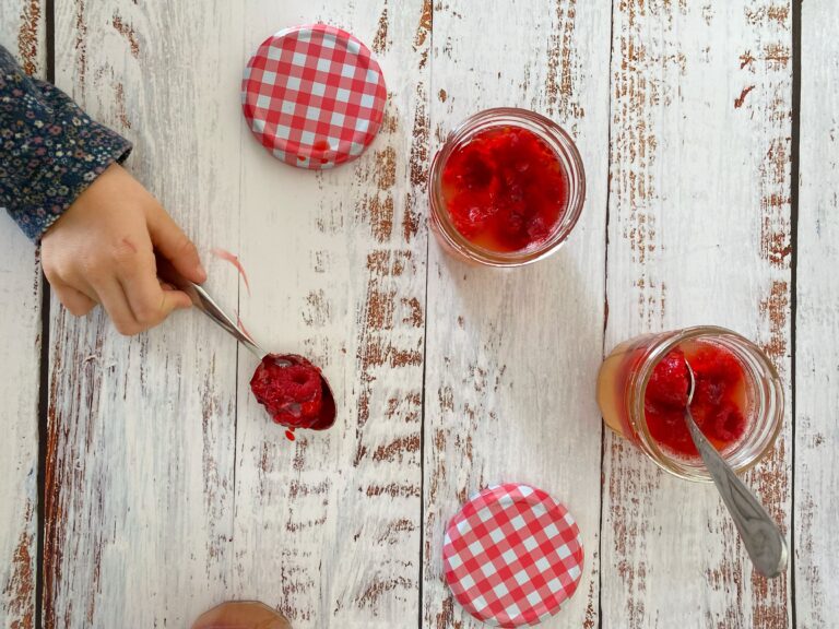 Homemade Raspberry Jellies