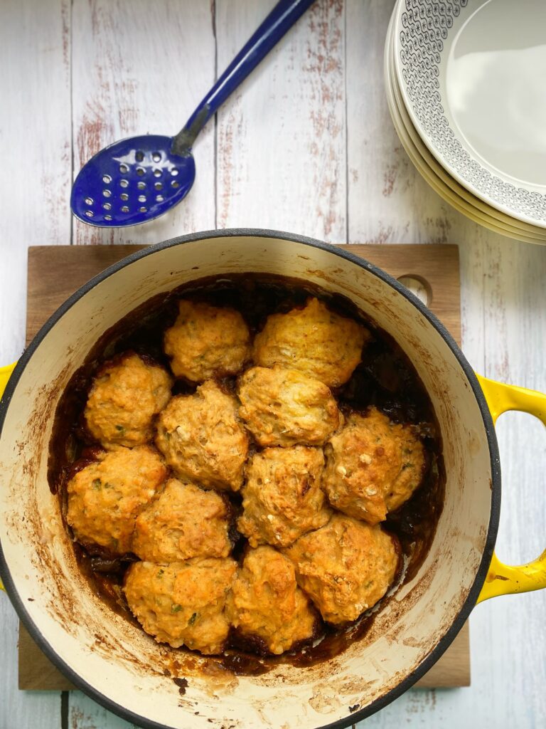 Beer Beef and Beer Dumplings