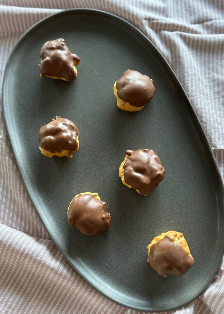 Chocolate Puff Eclairs
