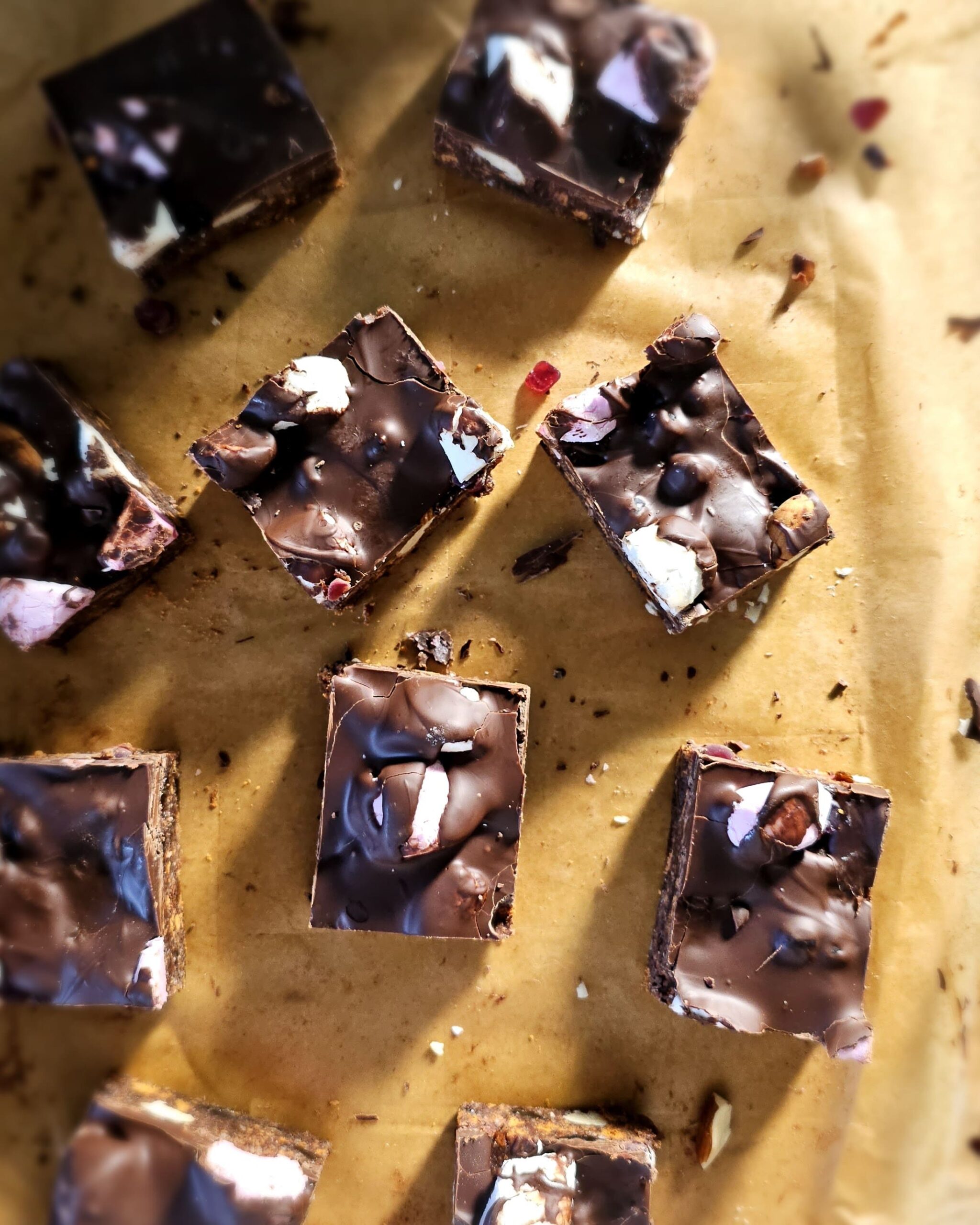 How to Make My Rocky Road Slice