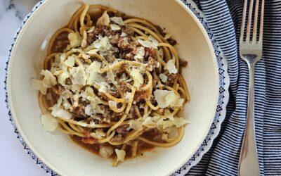 A flavour packed Spaghetti Bolognese