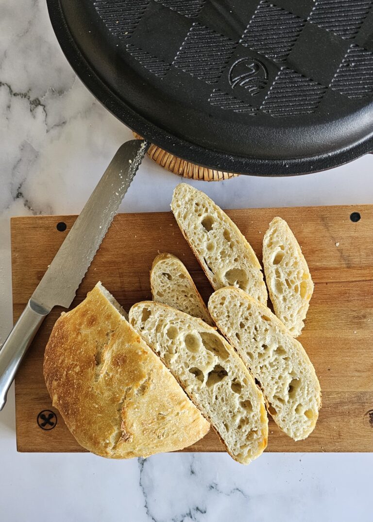 No-Knead Rustic Loaf of Bread