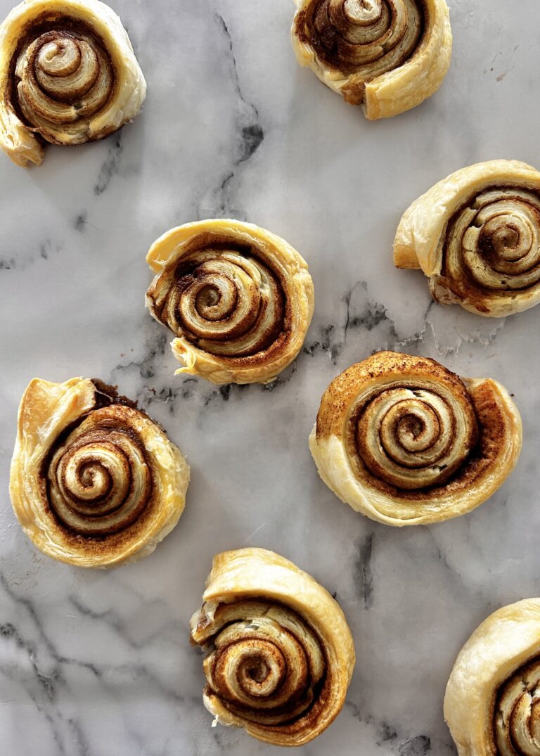 Pastry Cinnamon Scrolls - a quick and fool proof recipe
