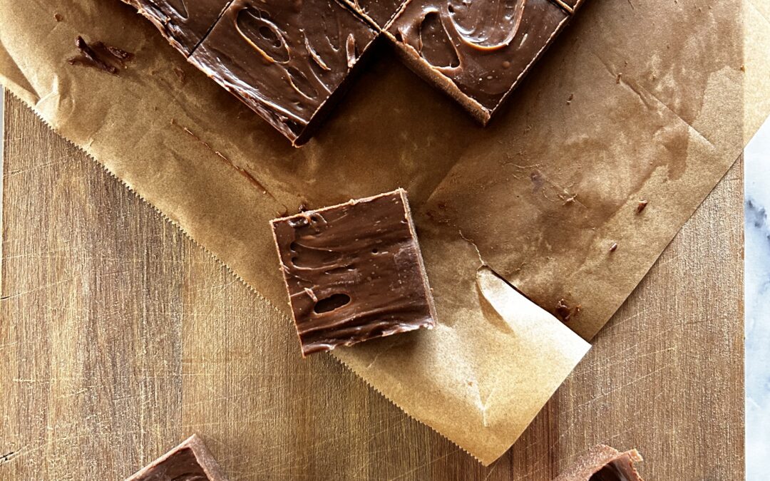 Rich and dreamy – two ingredient fudge
